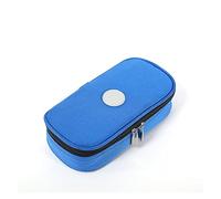 SOFTTO Mini frigoriferi Borsa refrigerante portatile for insulina Borsa termica for borsa termica Frigorifero Display da 4-24 gradi centigradi Per auto, viaggi(Blauw)