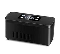 SOFTTO Mini frigoriferi Scatola refrigerata for insulina Dispositivo di raffreddamento for medicinali Frigorifero Display LCD Portapillole Drug Hot Dual Travel Case Home Per auto, viaggi(Pink)