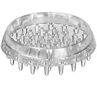 SOFTTOUCH Spiked Caster Tazze di plastica per Breve Loop Carpet (3/20,3 cm H) - (4 Pezzi), 1 - 13/40,6 cm Rotondo Trasparente