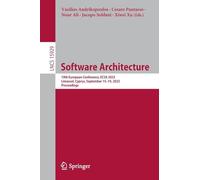 Software Architecture: 19th European Conference, Ecsa 2025, Limassol, Cyprus, September 15-19, 2025, Proceedings: 15929
