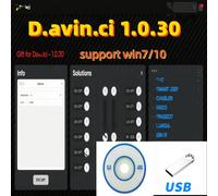 Software Davinci 1.0.30 2026 Compatibile con Win 7/10, D.avinci 1.0.28 Funzionante su K.ESS/KTAG, Software di Riparazione per Attivazione e Rimappatura ECU