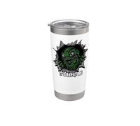 Software Developer Bug Monster It's A Feature Bicchiere termico in acciaio inox doppia parete