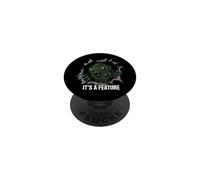 Software Developer Bug Monster It's A Feature PopSockets PopGrip Adesivo