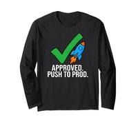 Software Developer Coding Approved Push To Prod Maglia a Manica