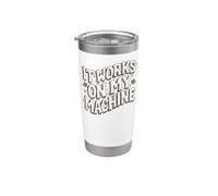 Software Developer It Works On My Machines Bicchiere termico in acciaio inox doppia parete
