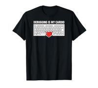 Software Developer Programmer Debugging Is My Cardio Maglietta