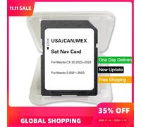 Software di aggiornamento GPS da 16 GB Mappa di navigazione Garmin Scheda SD Nord America per scheda di memoria di aggiornamento Sat Nav per veicoli Mazda 3 CX-30