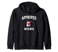Software Engineer Code Review Approved with Nits Felpa con Cappuccio