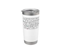 Software Engineer Deployed On Friday No Regrets Bicchiere termico in acciaio inox doppia parete
