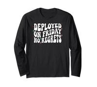 Software Engineer Deployed On Friday No Regrets Maglia a Manica