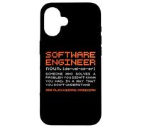 Software-Engineer Developer Debugger Coder Programmatore di codifica Custodia per iPhone 16