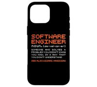 Software-Engineer Developer Debugger Coder Programmatore di codifica Custodia per iPhone 16 Pro Max