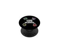 Software Engineer Introvert Code Cats Silence PopSockets PopGrip Adesivo