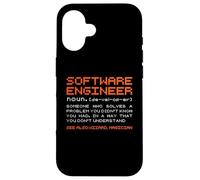 Software-Engineer Sviluppatore Definizione Programmazione Custodia per iPhone 16