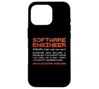 Software-Engineer Sviluppatore Definizione Programmazione Custodia per iPhone 16 Pro