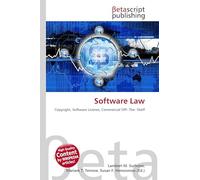 Software Law: Copyright, Software License, Commercial Off- The- Shelf
