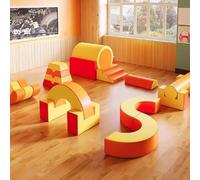 Software per l'addestramento all'integrazione sensoriale dei bambini, centro di educazione prescolare, attrezzatura da gioco con combinazione di scivolo e trapano per arrampicata al coperto A20
