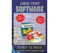 Software Word Search Puzzle: Word Searches with Easy to Read Print about Software and Other Related Items | 6x9 inches, 110 pages | 50+ Puzzles... Gifts for Vacations, Holidays and Free Times