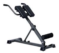 soges Panca Romana pieghevole - Migliora la postura, allevia il dolore alla schiena e risparmia spazio, capacità di carico 100 kg, 3 angoli e 7 livelli di altezza per la casa nero