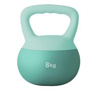 soges Peso Russo Morbido Kettlebell Riempito di Sabbia di Ferro Fine Allenamento a Casa e Palestra con Manico Ampio Antiscivolo per Esercizi 8kg Blu