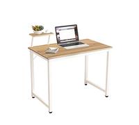 soges Scrivania 80 cm Computer di Legno Tavolo Ufficio Studio a Casa Tavolo per Scrivere Stazione di Lavoro Quercia