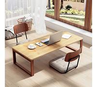 soges Tavolino pieghevole da tè in bambù Tavolino basso in stile giapponese per finestra, Tatami, esterno, letto, 80 cm x 50 cm