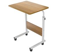 sogesfurniture Laptop Table Tavolino Altezza Regolabile, 60 * 40cm Portatile Tavolo Laptop Tavolo per Notebook PC, Rovere Chiaro 05#1-60OK-BH