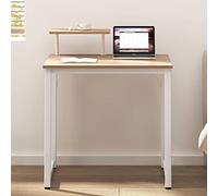 sogesfurniture Scrivania compatta per PC Tavolo per laptop 80x 40 cm Tavolo da studio Scrivania per studenti, Tavolo da riunione multiuso per ufficio, Maple BHEU-JK80-MO
