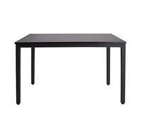 sogesfurniture Scrivanie per Computer Tavolo da Lavoro 100x60cm / 120x60cm, SF-AC3-100&120 (100 x 60 x 75cm, Nero)