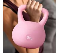SogesHome Kettlebell Soft Kettlebell - Manubrio a sfera, 5 kg, professionale, silenzioso, morbido, per allenamento della forza