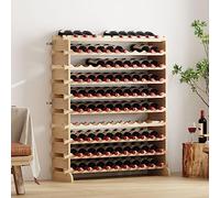 SogesHome Portabottiglie di Vino Organizer in Legno Porta bottiglie da vino Porta bottiglie e armadietti da vino per 100 Bottiglie per Vino da ripiano per Soggiorno Legno