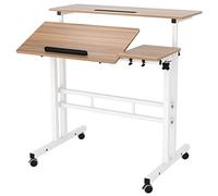 SogesHome Postazioni di Lavoro per Computer Tavolo per Computer ad Altezza Regolabile Scrivania per Laptop Postazione di Lavoro Tavolo per Computer Portatile Tavolo da Disegno