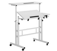 SogesHome Postazioni di Lavoro per Computer Tavolo per Computer ad Altezza Regolabile Scrivania per Laptop Postazione di Lavoro Tavolo per Computer Portatile Tavolo da Disegno