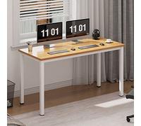 SogesHome Scrivania per Computer Tavolo per Studio Tavolo in Stile Industriale Realizzato in Legno e Metallo 100 x 60 x 75 cm, AC3BW-100-SH