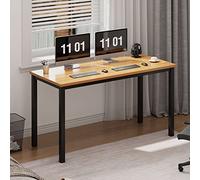SogesHome Scrivania per Computer Tavolo per Studio Tavolo in Stile Industriale Realizzato in Legno e Metallo 100 x 60 x 75 cm, AC3BB-100-SH