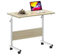 SogesHome Tavolo da Lavoro 80 x 40 cm Mobile Scrivania Computer di Supporto Regolabile in Altezza Tavolino per Divano-Letto Ospedale Infermeria Lettura Mangiare, 05#3-80MP-SH
