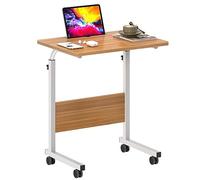 SogesHome Tavolo da lavoro mobile 60 x 40 cm Scrivania per computer di supporto regolabile in altezza tavolino per divano letto ospedale infermeria lettura mangiare, 05#3-60OK-SH
