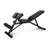 SogesPower, panca pieghevole multifunzione con manubri in altezza regolabile e inclinabile, ideale per la casa, allenamento di forza e fitness, SP-PSBB004