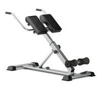 SogesPower Panca Romane per Hyperextension, Macchina per Estensioni Lombari, Panca Sit Up per Allenamenti per Glutei e Addominali a Casa Pieghevole Regolabile in Altezza