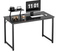 SogesPower Scrivania per Computer, Scrivania da Ufficio, Scrivania da Lavoro, Tavolo da Conferenza per Casa e Ufficio, 100×50×75 cm, Nero