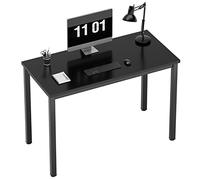 SogesPower Scrivania per computer, Scrivania per ufficio, Tavolo per computer portatile PC, Stazione di lavoro, 100 x 60 x 75 cm, Nero