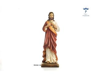 SOGGETTI SACRI PABEN STATUETTA SACRO CUORE GESU' CM 30 RESINA MADE IN ITALY