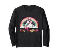 Soggiorna Magical Unicorn Rainbow Dreams Maglia a Manica