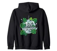 Soggiorno Groovy Anni Settanta Discoteca Style Felpa con Cappuccio