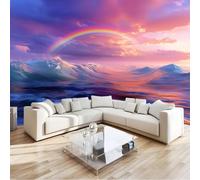 Soggiorno Murale Adesivi da Parete 300 x 210 cm, Bellissimo Il Cielo Le Onde Le Nuvole Murales Carta da Parati in Tessuto non Tessuto, Blu Scuro Poster Design per Sala Giochi Corridoio Lounge Pareti