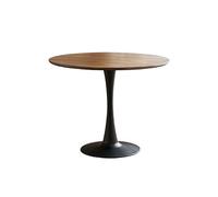 Soggiorno stile retrò della Tabella di altezza di Antivari/Tabella della | Gambe nere in acciaio al carbonio, piano in legno massiccio largo 89 cm, adatto per bar e ristoranti