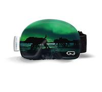 SOGGLE Rivestimento per occhiali da sci in microfibra (taglia unica), colore: pictures 16 husky