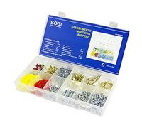 Sogi AS-600-MIN ASSORTIMENTO SET SERIE DI 600 GANCI CHIODI VITI TASSELLI MURO PER CASA