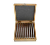 SOGI PAR-18 Set Parallele Acciaio Temprato Rettificato 18 Pezzi 160 x 4 x (10-14-18-22-26-30-34-38-42) mm