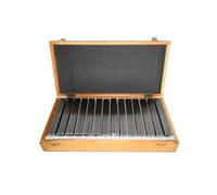 SOGI PAR-28 Set Parallele Acciaio Temprato Rettificato 28 Pezzi 150x10mm Durezza 60-61 HRC Precisione ±0.005mm con Custodia